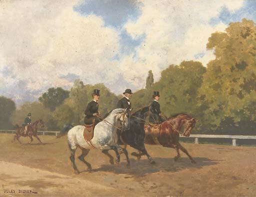 Jules Didier - Trois cavaliers
