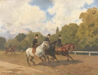Jules Didier - Trois cavaliers