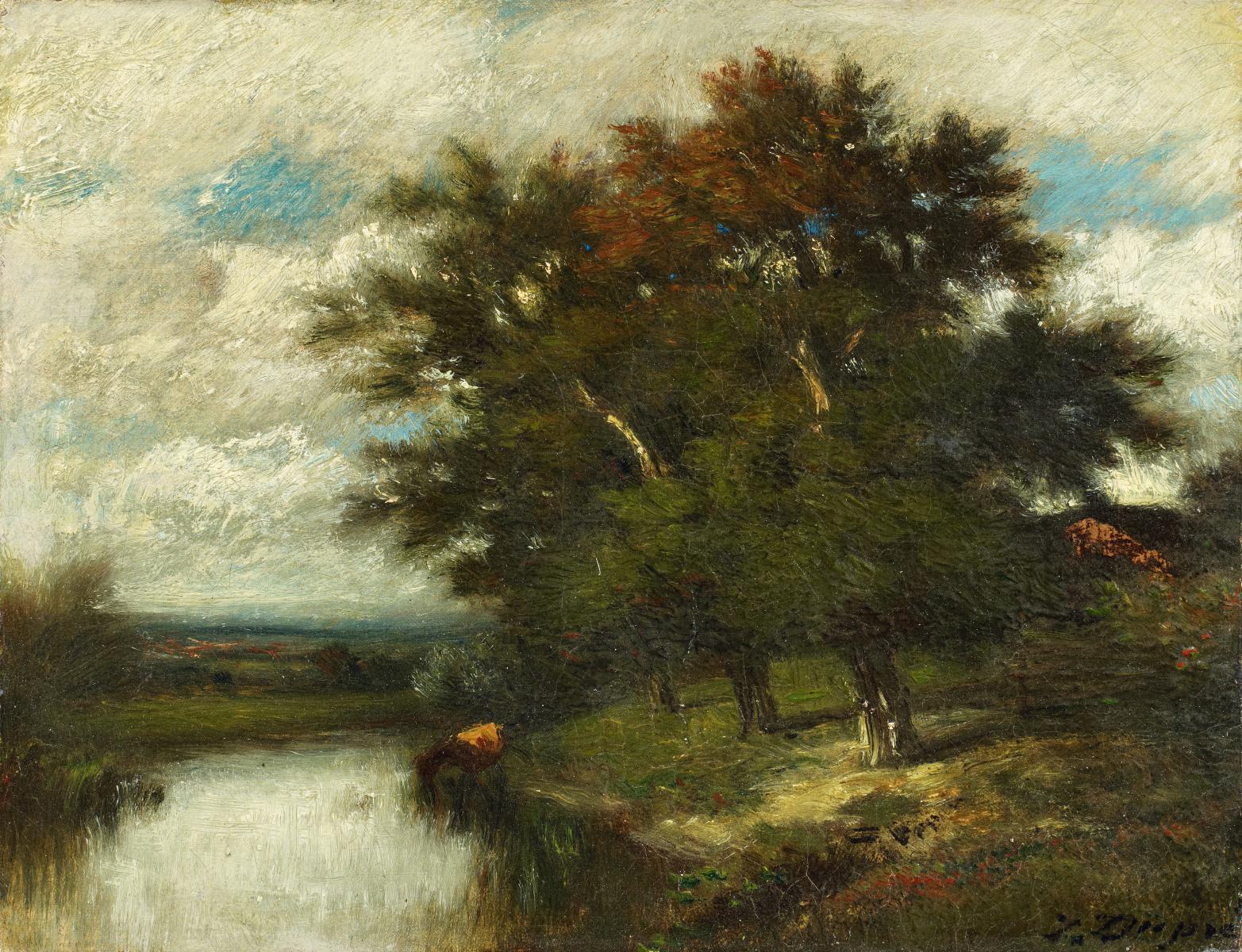 Jules Dupré - Am Weiher. Au bord de l’étang