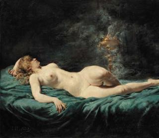 Jules-Elie Delaunay - Reclining nude