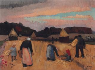 Jules Emile Zingg - La moissonneuses