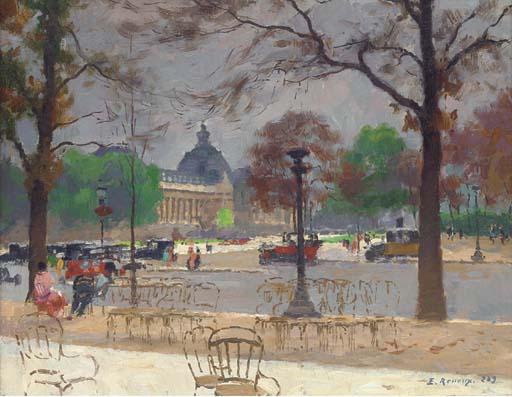 Jules-Ernest Renoux - Avenue des Champs Elysées et Le Petit Palais