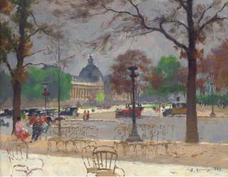 Jules-Ernest Renoux - Avenue des Champs Elysées et Le Petit Palais