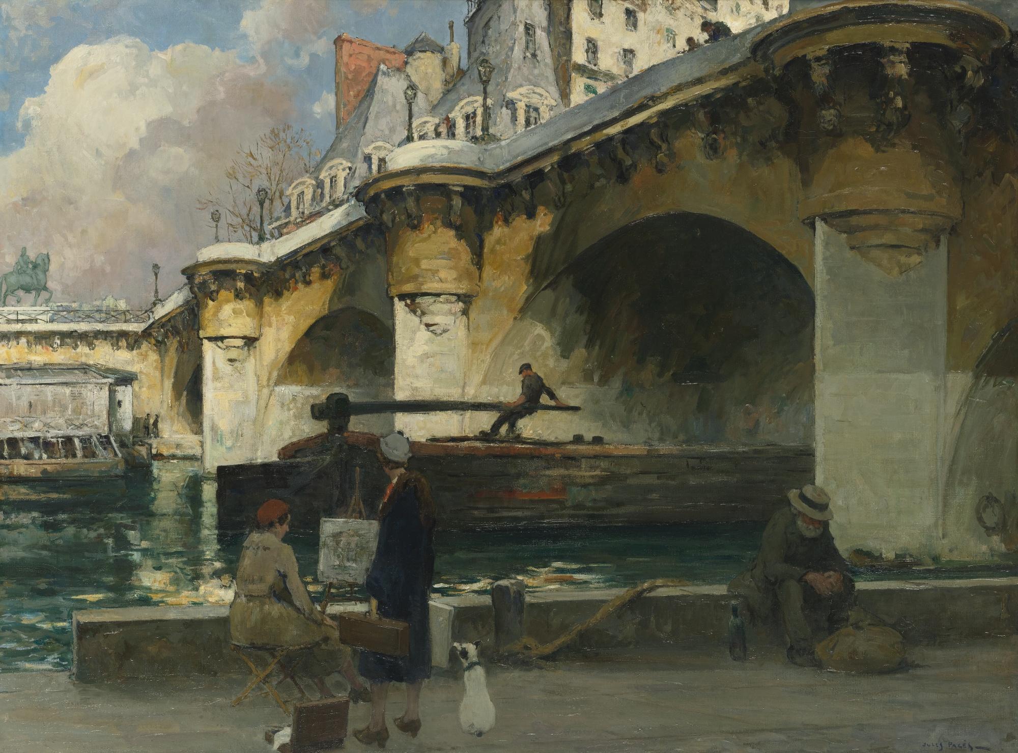 Jules Eugene Pages - Le Pont Neuf