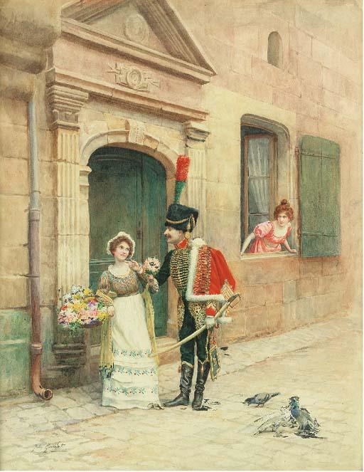 Jules Girardet - The Love Letter; and Jealousy