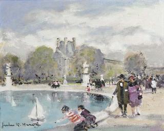 Jules Hervé - Bassin aux Tuileries