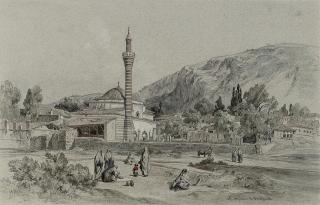 Jules-Joseph-Augustin Laurens - The Kavak Meydan, Boz Tepe beyond, Trebizond, Turkey