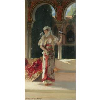 Jules-Joseph Benjamin-Constant - French Au Harem