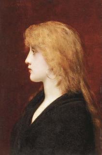 Jules Joseph Lefebvre - A Young Girl in Profile