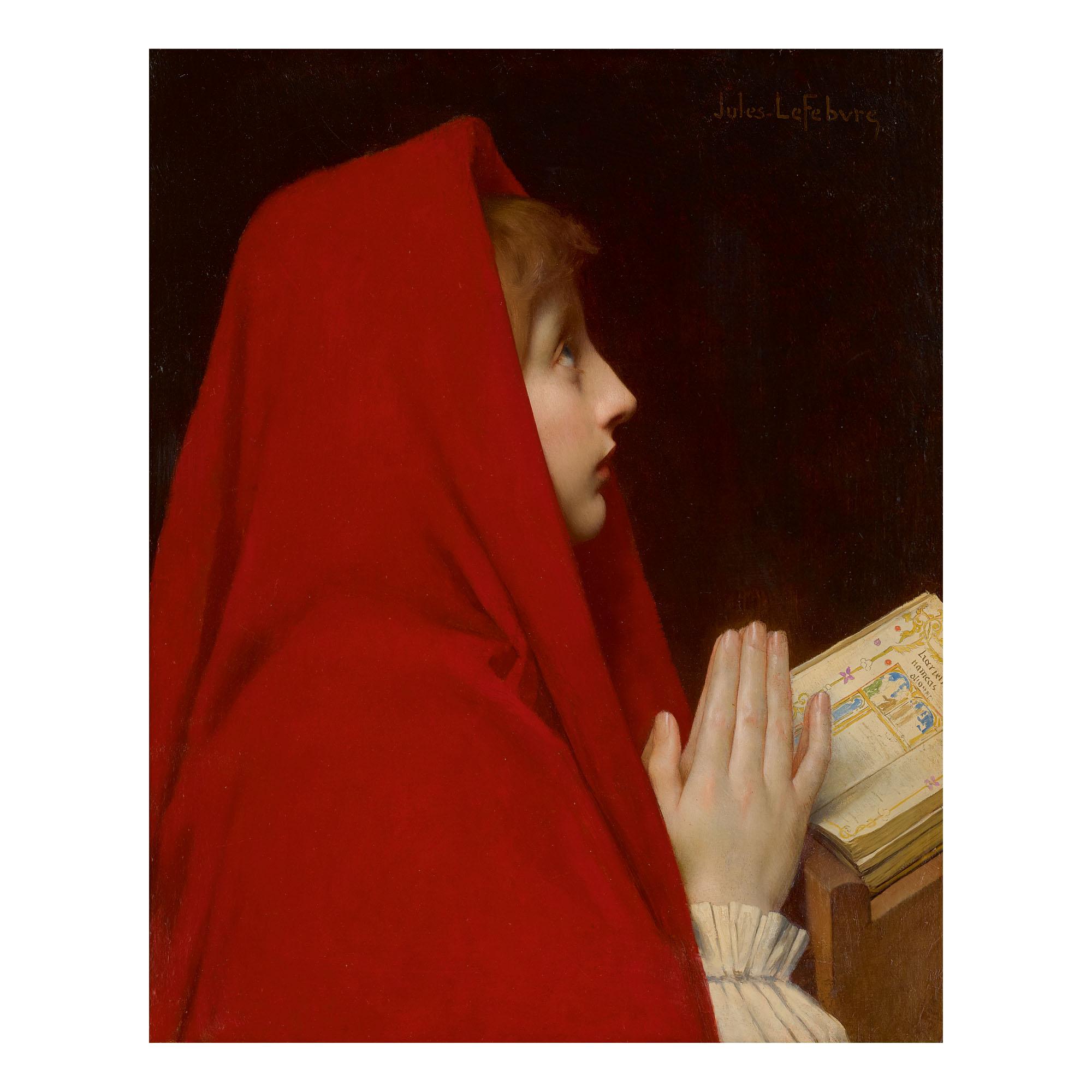 Jules Joseph Lefebvre - The Red Cloak