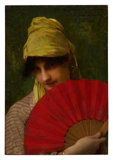 Jules Joseph Lefebvre - The Red Fan