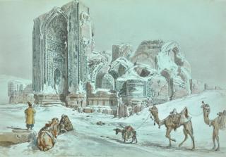 Jules Laurens - The Blue Mosque In Tabriz, Persia