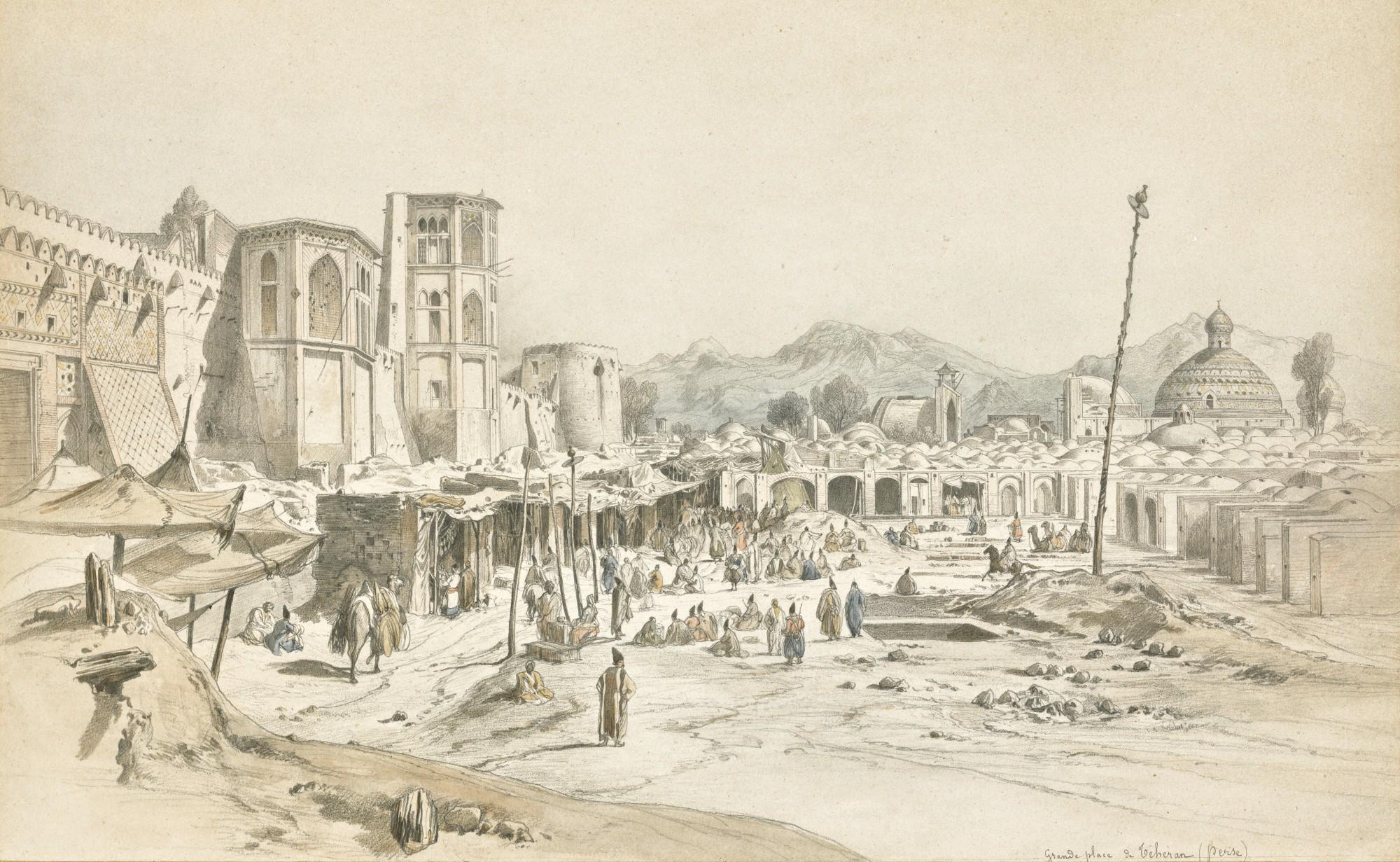 Jules Laurens - The Central Square, Tehran