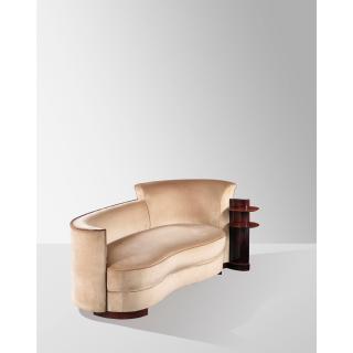 Jules Leleu - Canapé Dit Rognon, Modèle N° 2021 Vers 1934