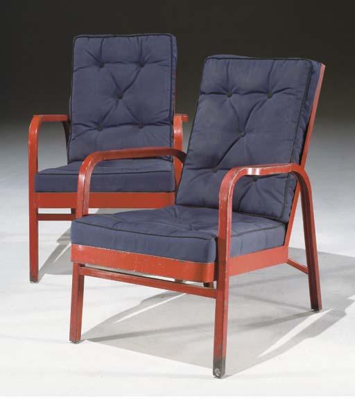 Jules Leleu - Paire de Fauteuils, 1936