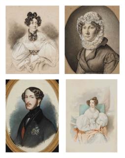 Jules-Leopold Boilly - Portrait de dame assise