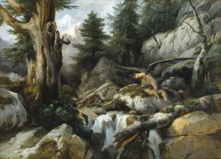 Jules-Louis-Philippe Coignet - Gypaète Dévorant Sa Proie