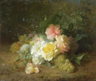 Jules Médard - French roses Et Raisins