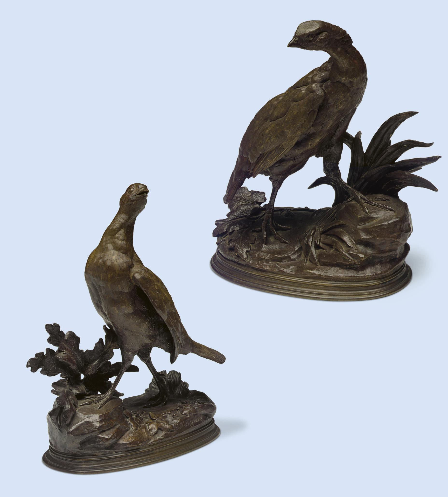 Jules Moigniez - Pair of partridges