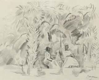 Jules Pascin - Au Jardin Botanique