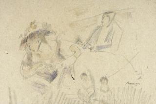 Jules Pascin - Couple Et Enfants