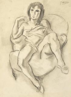 Jules Pascin - Femme assise