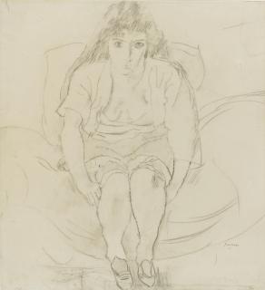 Jules Pascin - Femme Assise