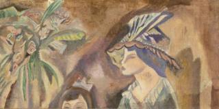 Jules Pascin - Femme au chapeau