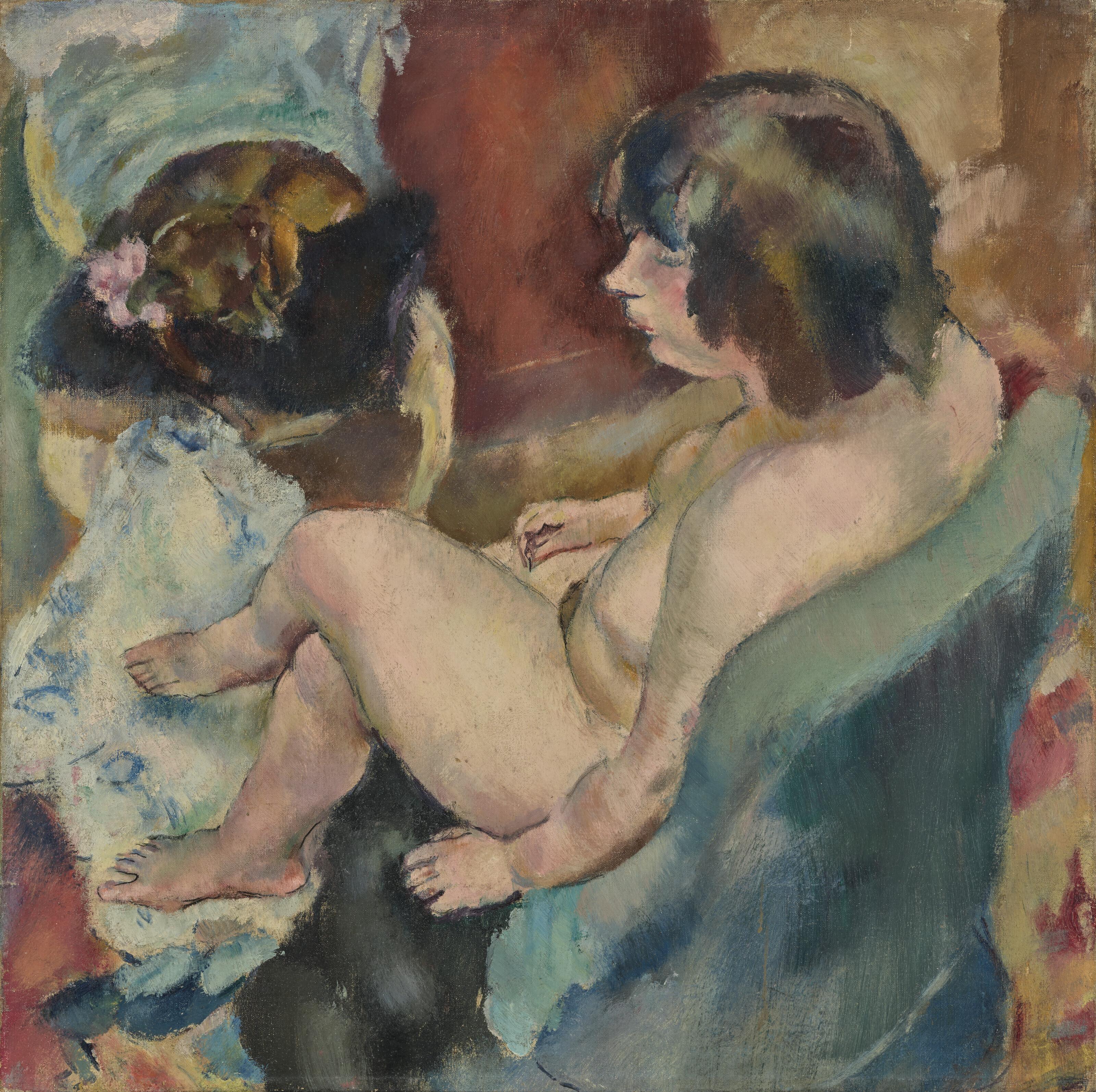 Jules Pascin - Femme au chien