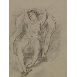 Jules Pascin - Femme Couché