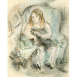 Jules Pascin - Fille Assise