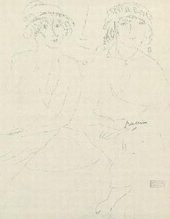 Jules Pascin - Hermine David et jeune femme