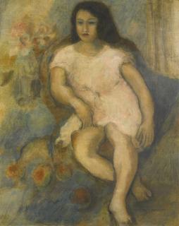 Jules Pascin - Jeune Femme Assise