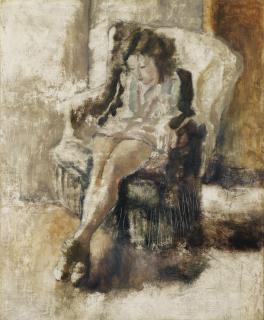 Jules Pascin - Jeune Fille Assise