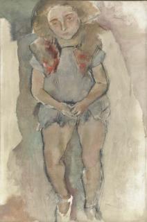 Jules Pascin - Jeune Fille Assise