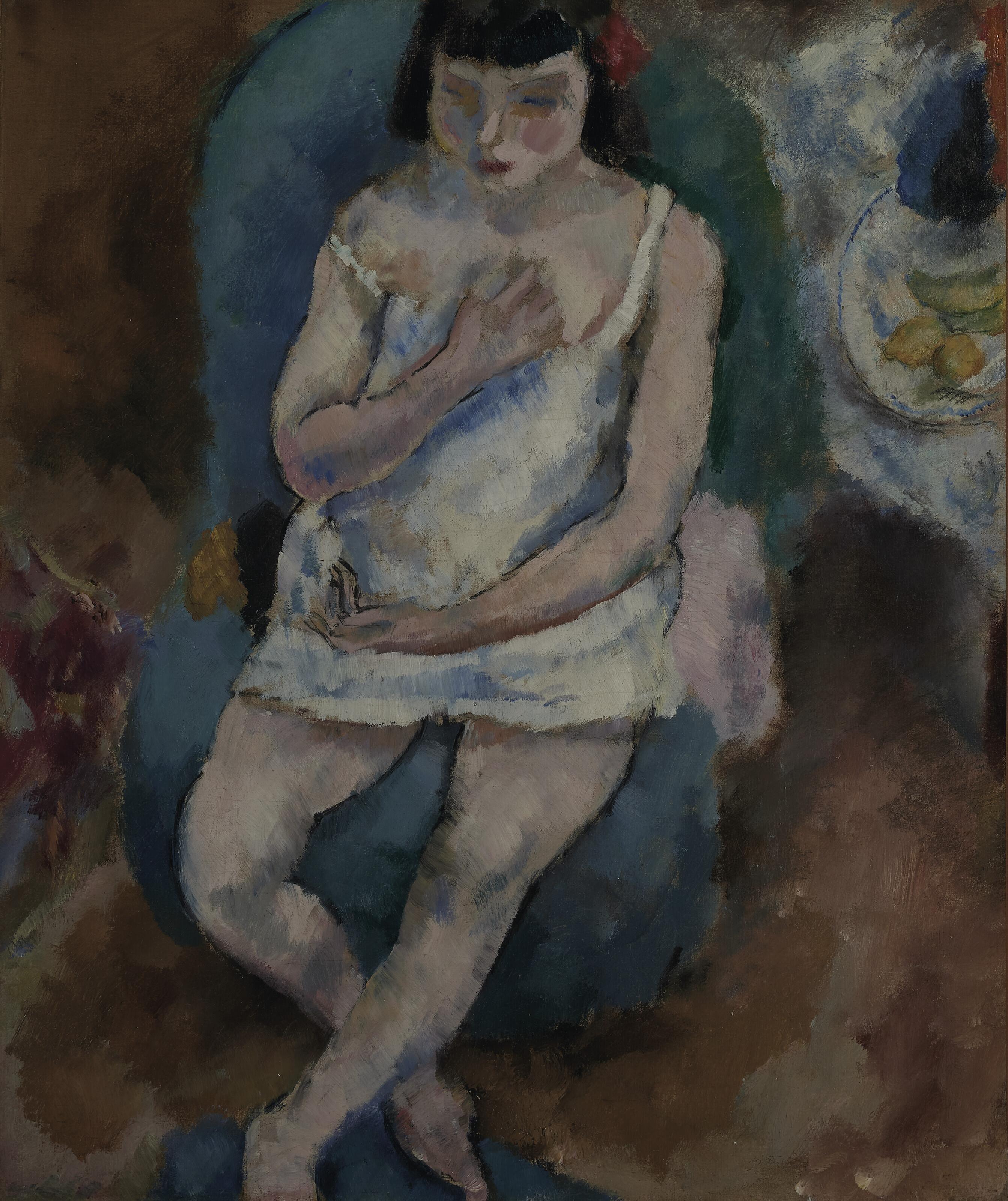 Jules Pascin - Jeune fille en chemise