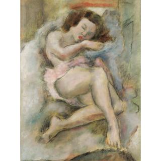 Jules Pascin - Le Nu Endormi