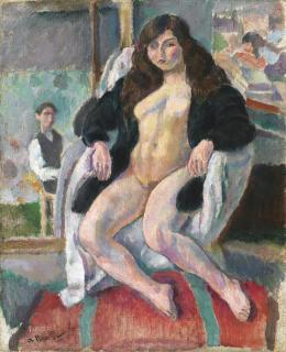 Jules Pascin - Le Peintre Et Son Modèle