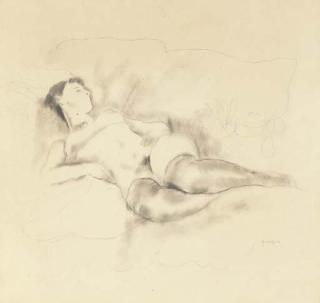 Jules Pascin - Les bas noirs