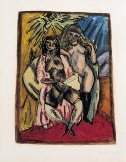 Jules Pascin - Les deux modeles