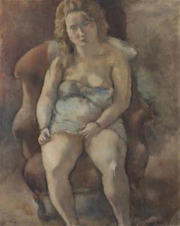 Jules Pascin - Marcelle assise