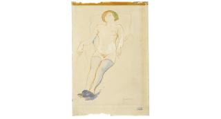 Jules Pascin - Nu allongé