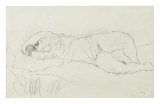 Jules Pascin - Nu Allongé