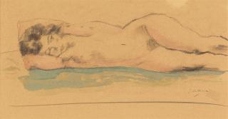 Jules Pascin - Nu allongé