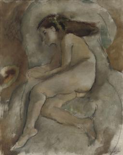 Jules Pascin - Nu Sur Un Fauteuil