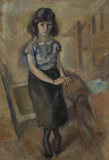 Jules Pascin - Portrait d’une femme debout