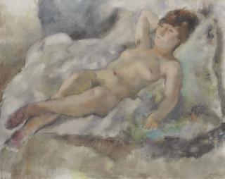 Jules Pascin - Rebecca couchée