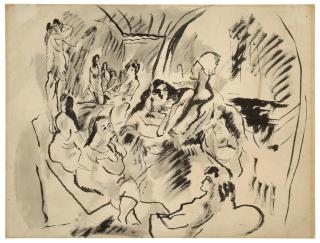 Jules Pascin - Scène orientale