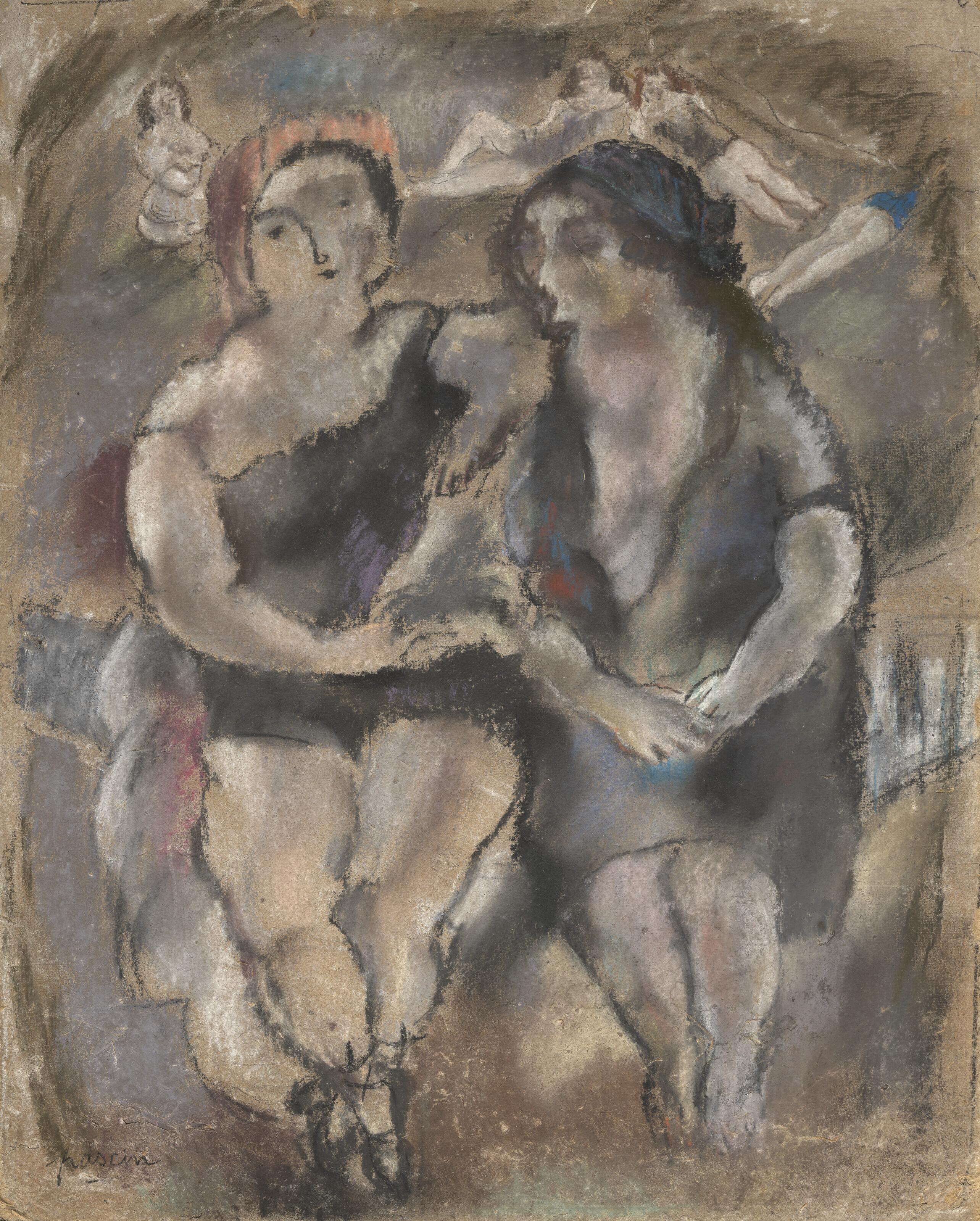 Jules Pascin - Six femmes (Baigneuses)