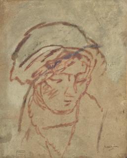 Jules Pascin - Tête De Femme